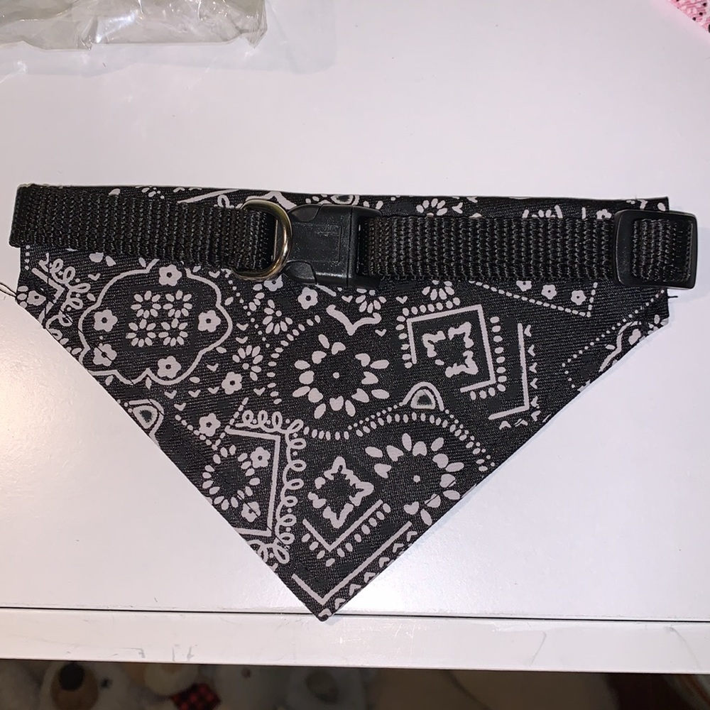 Black Dog or cat bandana